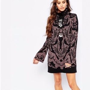 Free people modern love sweater dress, small